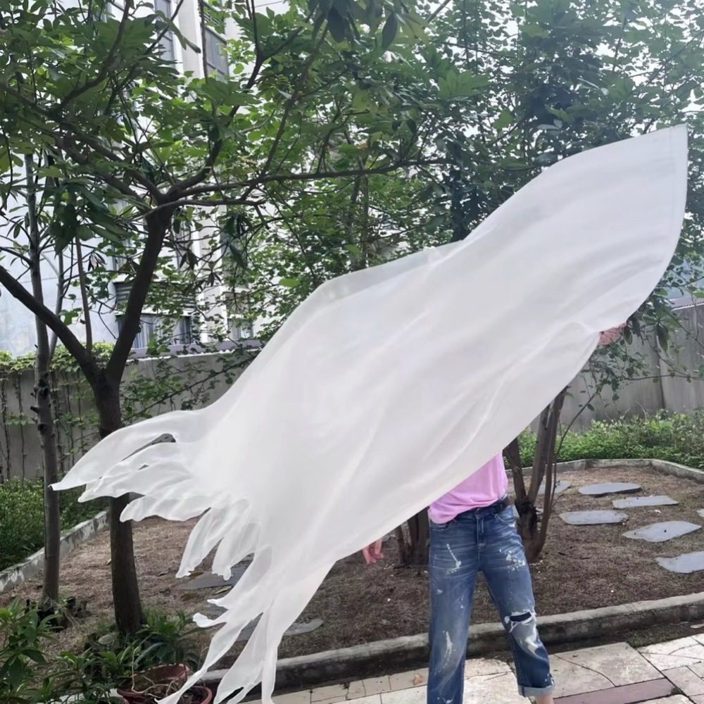 Workship silk flags with spikesPraise Christhian Flags